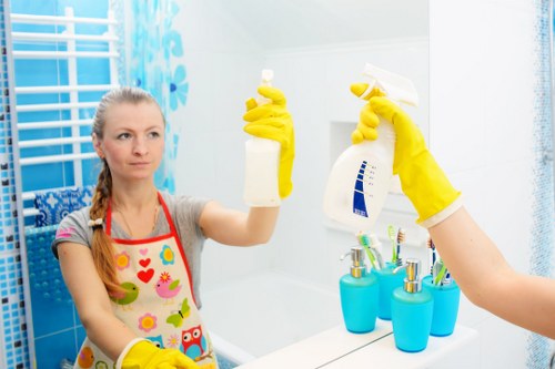 Office cleaning for a modern commercial workspace in E14