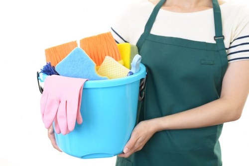 Professional after builders cleaning service for a commercial property in E14