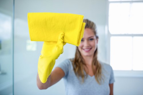 Low-carbon vans used for eco-friendly cleaning operations
