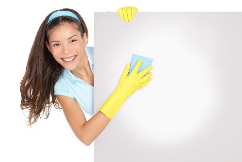 Tile and grout floor cleaning for an E14 kitchen area