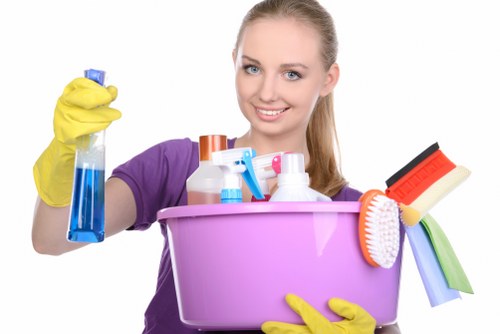 Local technician providing oven cleaning in a Docklands apartment